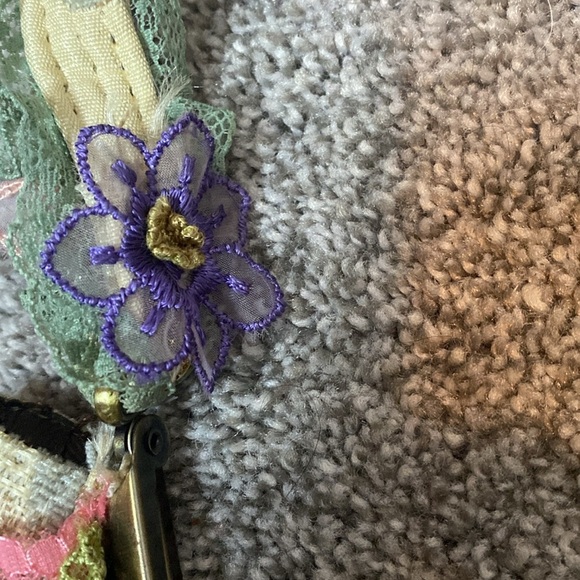 Ziba The Collection Vintage Purse Handbag Kiss Lock Unique - Picture 6 of 16